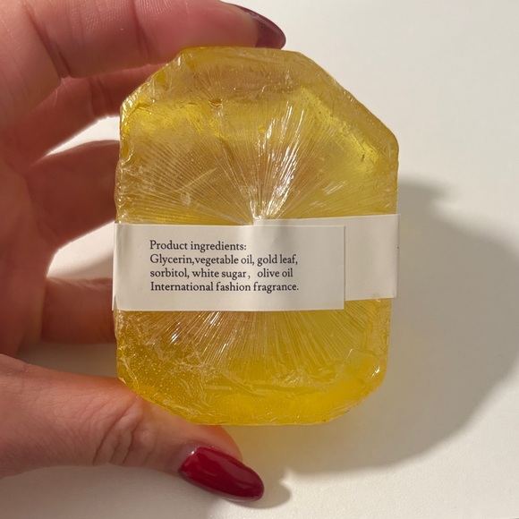 Handmade Diamond Soap - Yellow - Picture 3 of 3